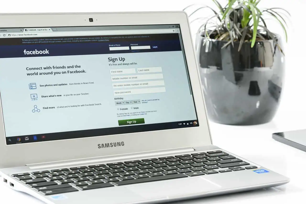 facebook log in
