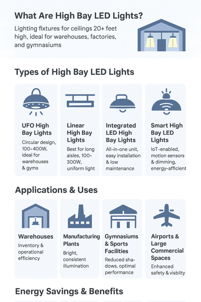 Benefits of Using LED High Bay Lights