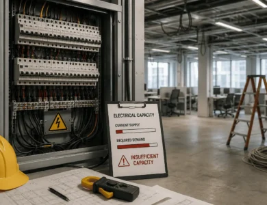 commercial office electrical capacity check