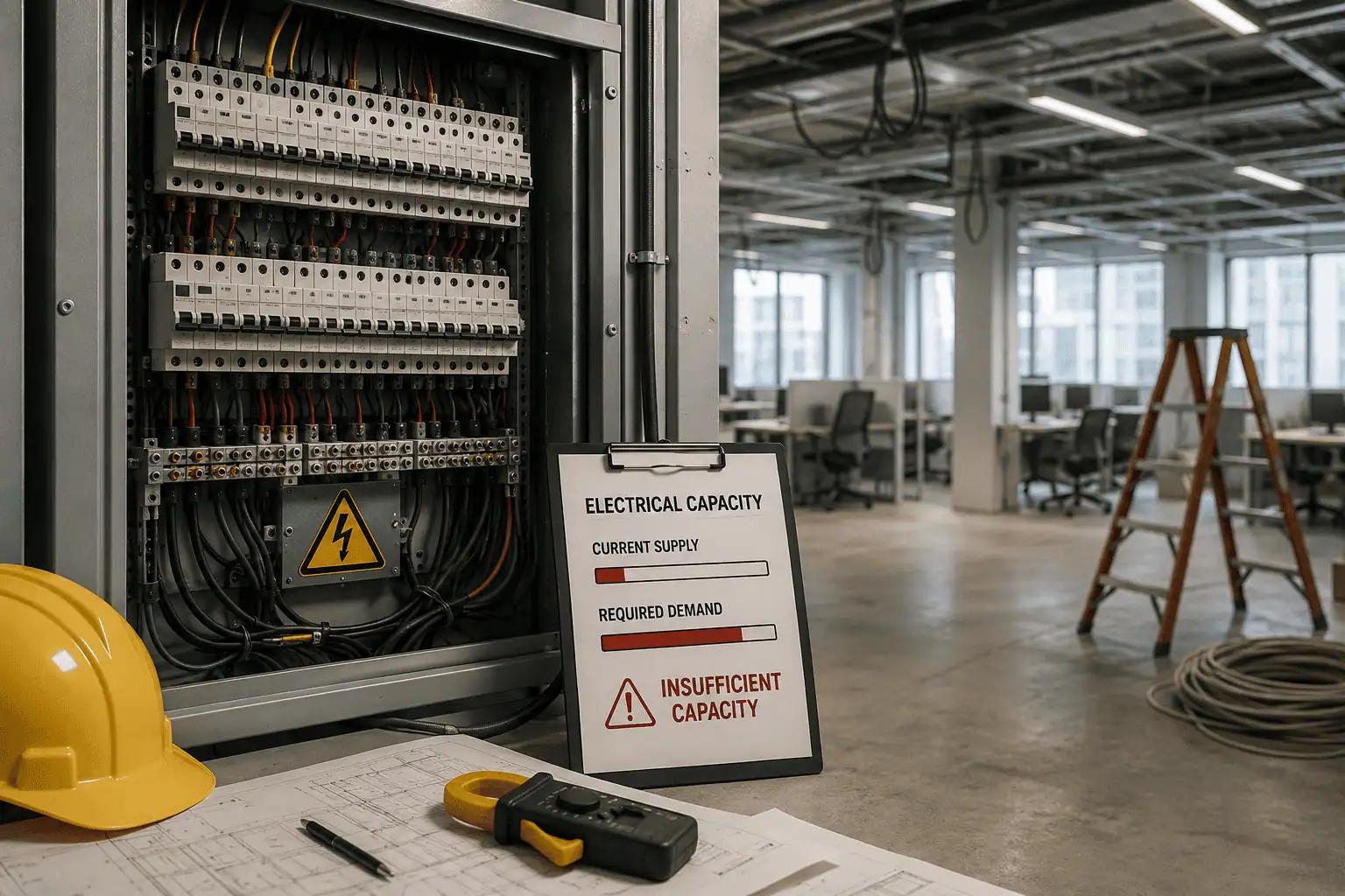 commercial office electrical capacity check