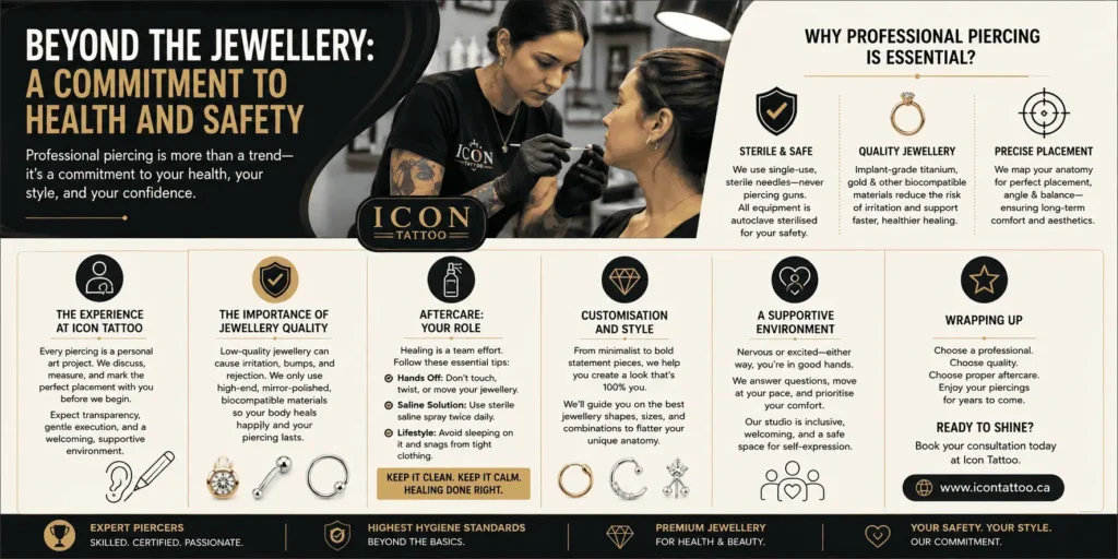 Why More People Choose Icon Tattoo for Safe, Stylish Professional Piercing Services
